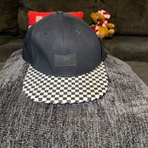 Vans Black and White Checker Baseball Cap!